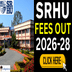 SRHU Fee Structure 2026 Released @srhu.edu.in; Check Programme-wise Fees Here